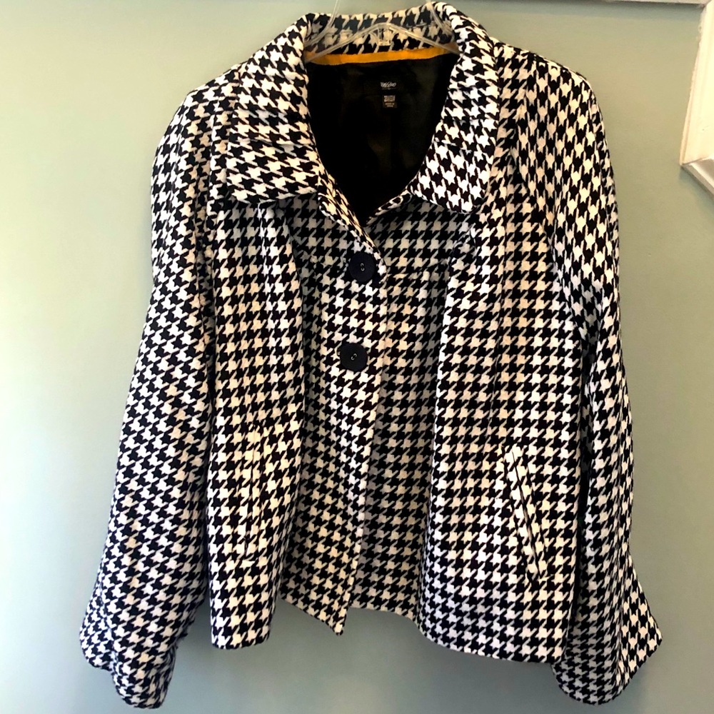 Merona Houndstooth lined Jacket 28/30
